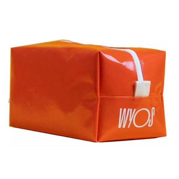 WYOS Water Resistant Toiletry Kit in Bright Orange - Picture 2 of 7